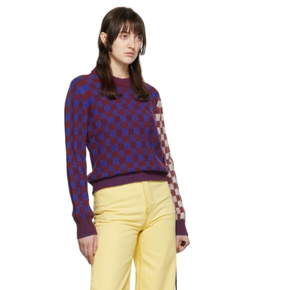 GANNI Checkered Sweater - Picture 3 of 3